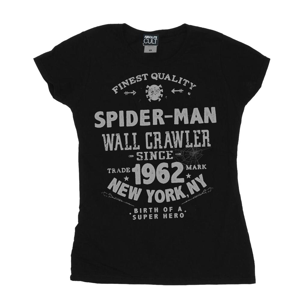 Marvel Womens/Ladies Spider-Man Finest Quality Cotton T-Shirt