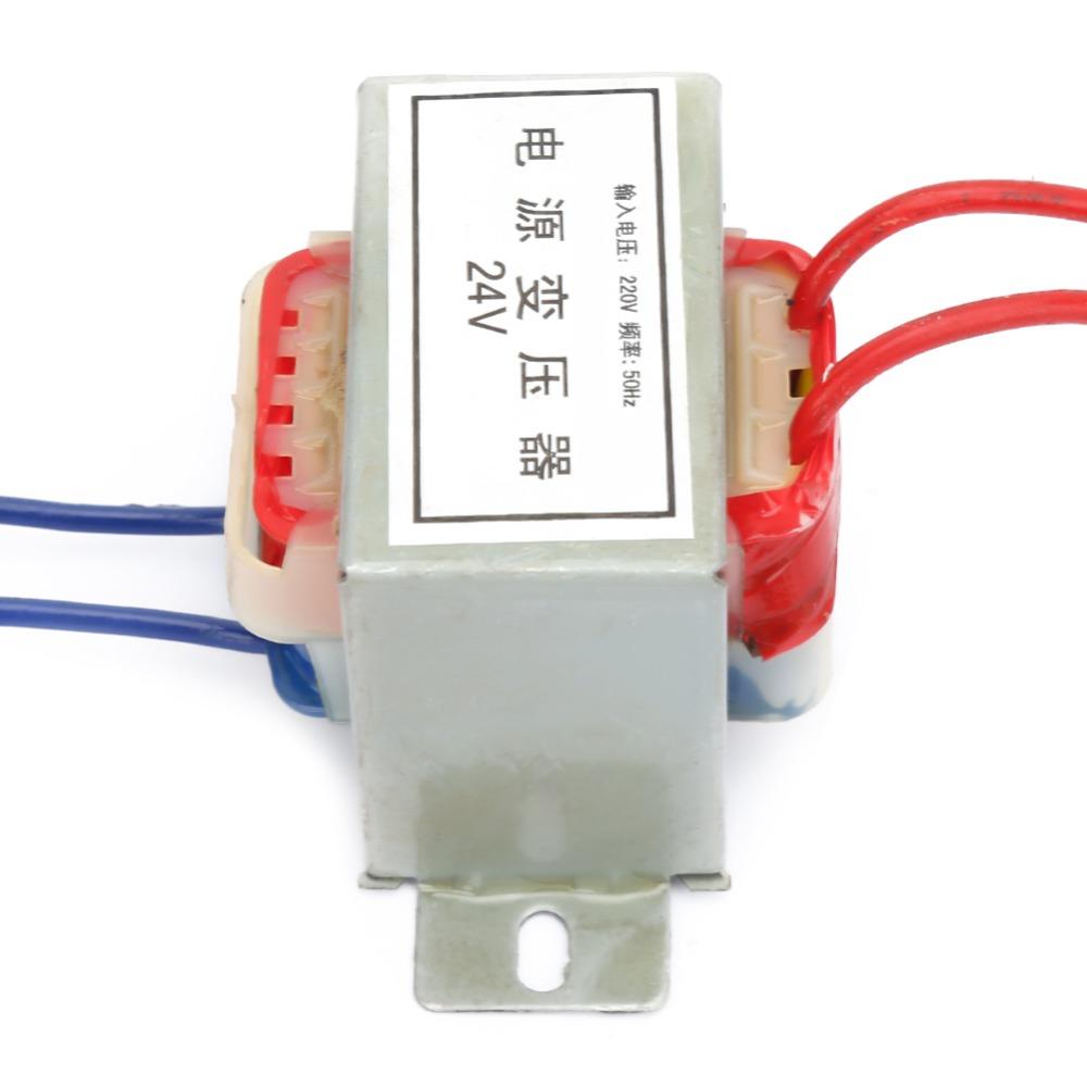 AC 220V Single Power Transformer AC 24V Output Voltage 50Hz Electronic Transformer Fire Retardance Nylon Core Full Copper Wire