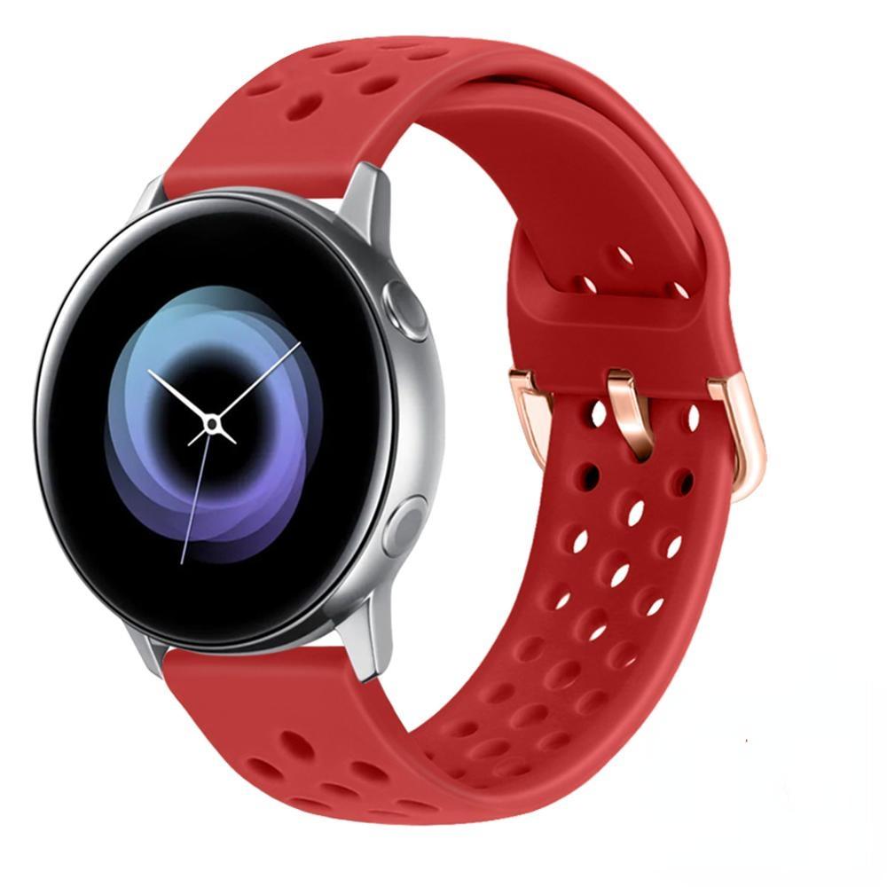 20mm 22mm Silicone Strap For Samsung Galaxy Watch 6/5/4/3/Huawei Watch 4/3/GT2 Sports Bracelet Wristband Amazfit GTR/GTS 4 band