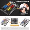 6-Way/12-Way Car Boat Blade Fuse Box Block Holder LED Indicator 12V 32V Auto Marine Waterproof Power Distribution Panel Board