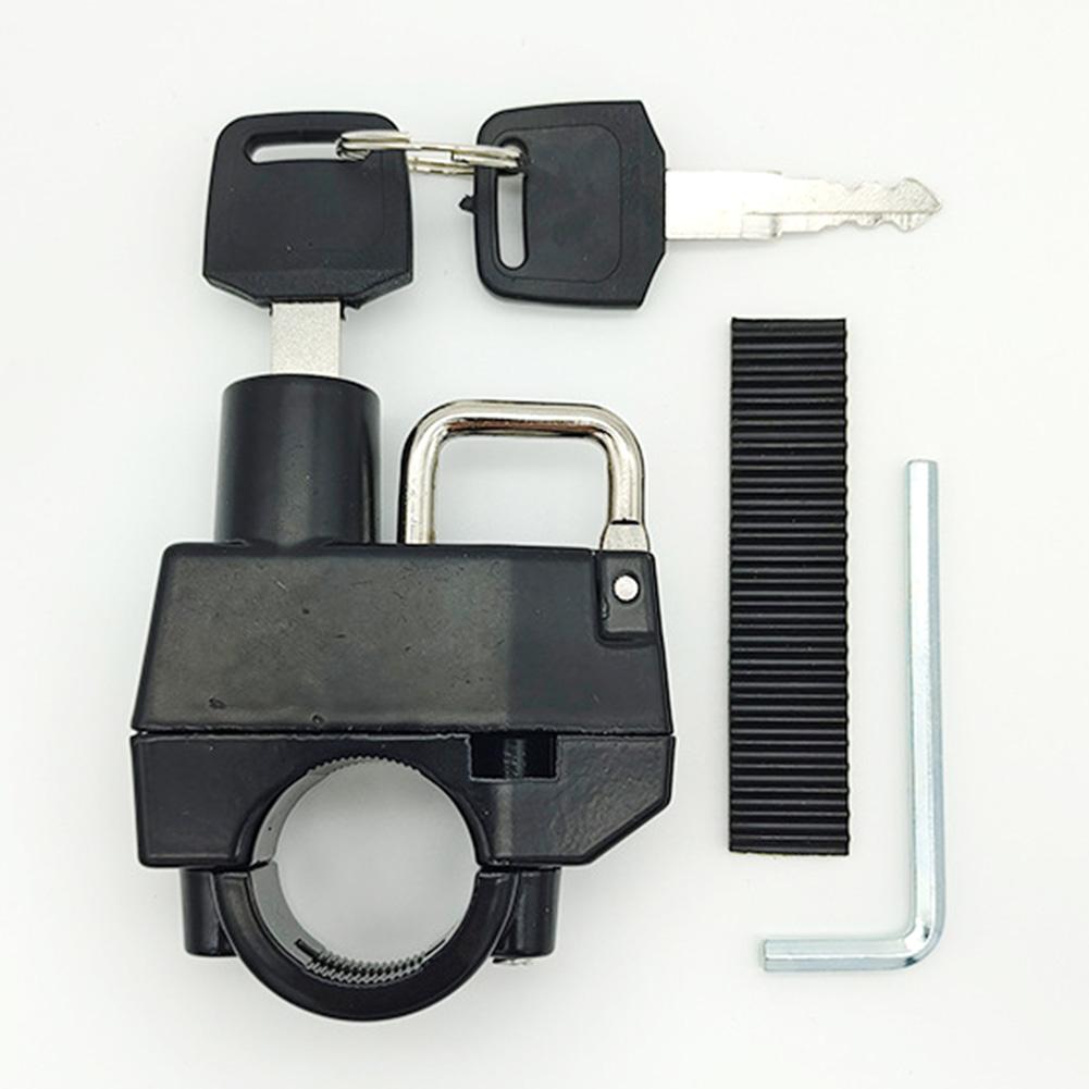 Замок для мотоциклетного шлема, прочный, водонепроницаемый, портативный, противоугонный, безопасность для блокировки руля, езды на велосипеде