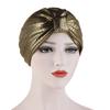 Bronzing Women's Knotted Turban Cap