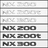 3D ES200 ES260 IS250 GS300 GX400 NX300 RX350 RX450h LX570 LM350 LS600h Задний багажник логотип ABS модифицированный улучшенный буквенный логотип