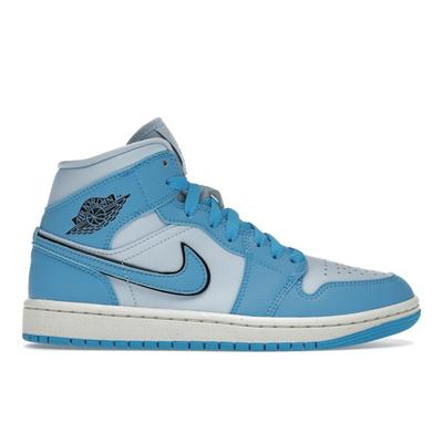 Air 1 Mid SE Ice Blue Женские кроссовки Black Sail Dark-Powder-Blue DV1302-400