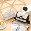 Fashion Brand Designer Women'S Small Square Bag New Color Blocked Shoulder Bag Casual Simple Crossbody Bag High-Quality Handbag