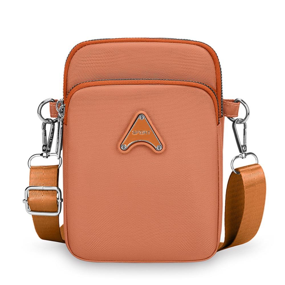Multifunction Crossbody Bag Nylon Small Phone Bag Simple Canvas Shoulder Bag  Daily