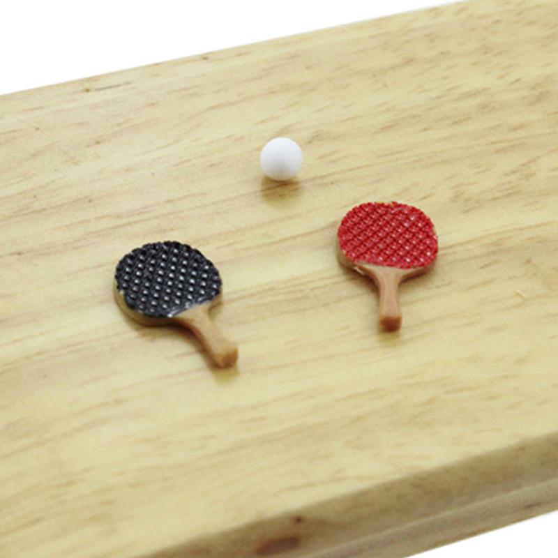 1:12 Miniature Ping Pong Paddle Dollhouse Diy Doll House Decor Accessories