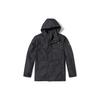 Casual Breathable Stand Collar Hooded Jacket Men Jackets Black A62FH-001