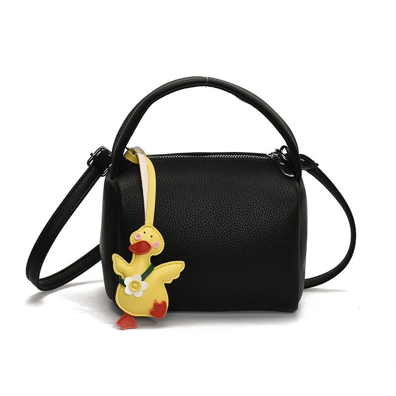 This Year, Dopamine Is Popular, Simple Lychee Pattern Portable Pillow Bag, Casual Versatile Commuter Fashion Messenger Women's Bag.