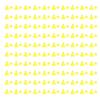 100 Sets Livestock Ear Tags Yellow Strong Plastic Easy To Use Blank Cattle Ear Tags for Cow Sheep Pig Farm