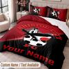 Bristol City Printed Bedding Set Custom Name Text 1 Duvet Cover 2 Pillowcases For Bedroom