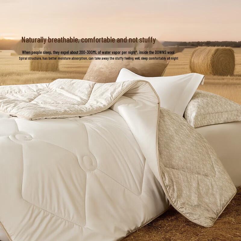 Mercury Home Textiles Зимнее одеяло из 100% австралийской шерсти