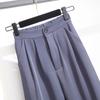 Female Spring Summer Women Casual Loose Casual Chiffon Straight-leg Wide-leg Trousers Plus Size