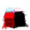 Velvet Drawstring Pouch 5x7cm for Headphones & Jewelry - Available In Black, Red, Pink