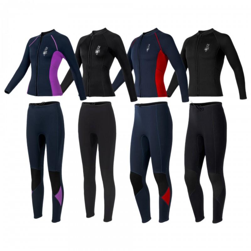 3mm Neoprene Wetsuit Separates Surfing Diving Snorkeling Swimming Kayaking Winter Use
