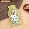 Cute and Stylish Hot Water Bottle, Thickened and Portable, New Model for Warmth, Small Size for Use in Bed or Dormitory to Warm Feet