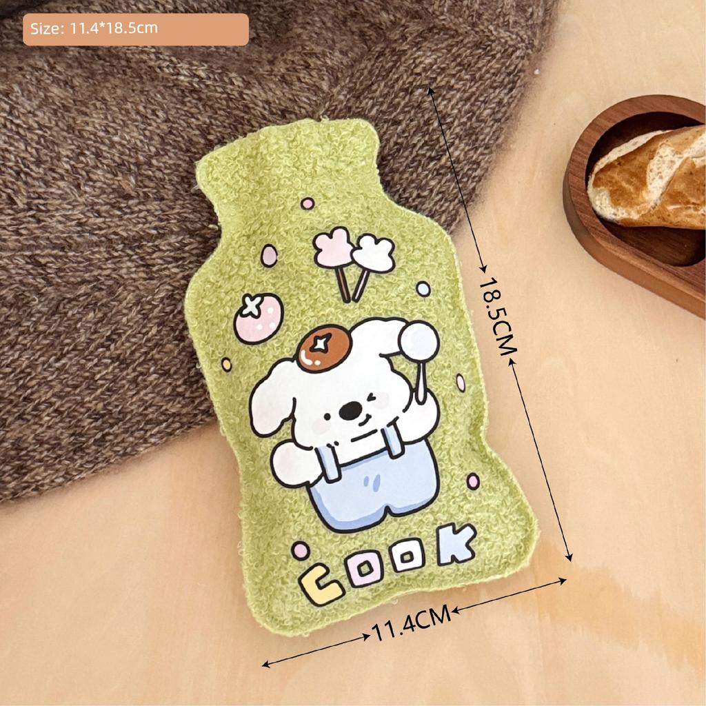 Cute and Stylish Hot Water Bottle, Thickened and Portable, New Model for Warmth, Small Size for Use in Bed or Dormitory to Warm Feet