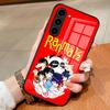 Чехол для телефона с аниме Ranma 2 1 для Samsung S26 S25 Edge Ultra S23 S22 S21 S20 Ultra Plus S24 Fe A54 A53 A25 Стеклянная крышка