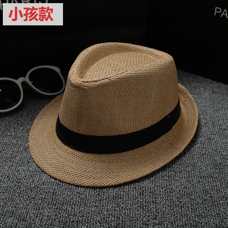 [Papyrus] Parent-Child Model, Panama Solid Color Jazz Hat, Children'S British Top Hat, Male And Female Couples Model