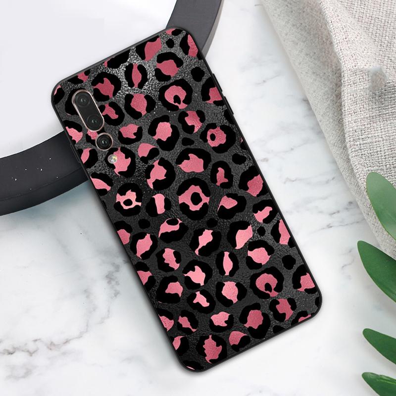 Чехол с леопардовым принтом для Huawei Nova 12s 12i 11i 8i 7i Y73 Y70 Y90 Y60 Y72 Y61 Y91 9 10 SE P40 Lite P30 Pro