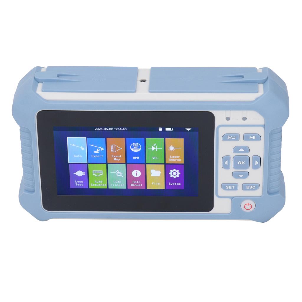 Оптический рефлектометр OTDR 9 в 1 измеритель оптической мощности VFL тестер RJ45 инструмент вилка США 100-240 В