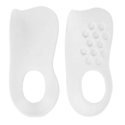 1 пара ортопедических стельок для пятки при плоскостопии, стельки для поддержки свода стопы с отверстием для коррекции ноги типа OX