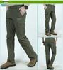 Men's Lightweight Quick-Dry Waterproof Cargo Hiking Pants, Multi-Pocket, Loose, Summer Windbreaker.