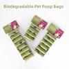 Biodegradable Pet Waste Bags Thickened Portable Printed Dog Poop Bags Eco-friendly Outdoor Pet Poop Pickup Bags with Organizer