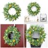 Artificial Flower Wreath Spring Wreath Decoration for Front Door Farmhouses Garden for Wedding Party Home Decoration