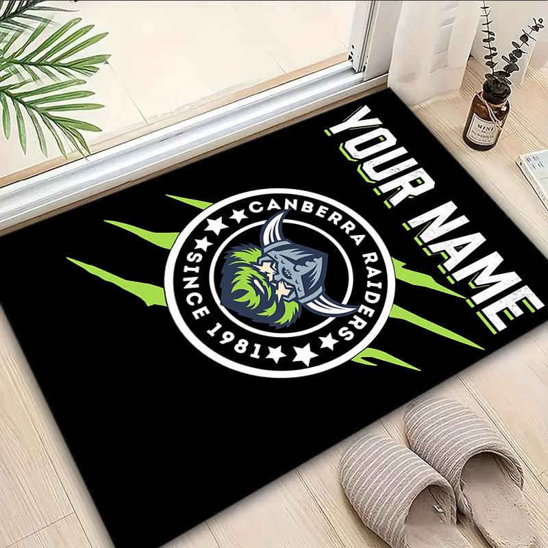 Custom Name Rug Canberra Logo Area Rug Suitable for Indoor And Outdoor,Carpets for Homes, Offices,Living Rooms,Home Decor,Christmas Gift