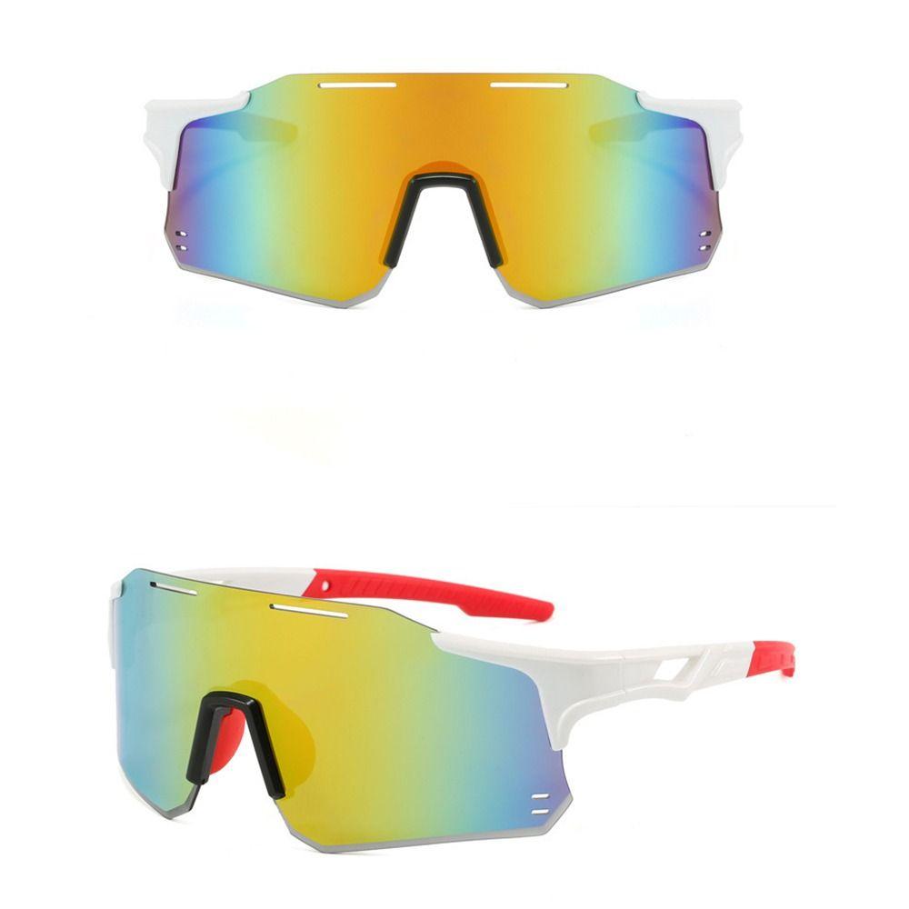 Wrap Around Cycling Glasses Color Change Biking Eyewear Wide Field Sport Shades  Baseball