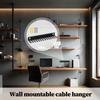 Cord Organizer Holder 13 Slots Steel Data Cable Organizer Rack For Wall Easy To Install Cable Management For Workshops Studios