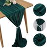 Solid Color Chiffon Table Runner Reusable Gauze Table Runner Wedding Table Runner Dinning Table
