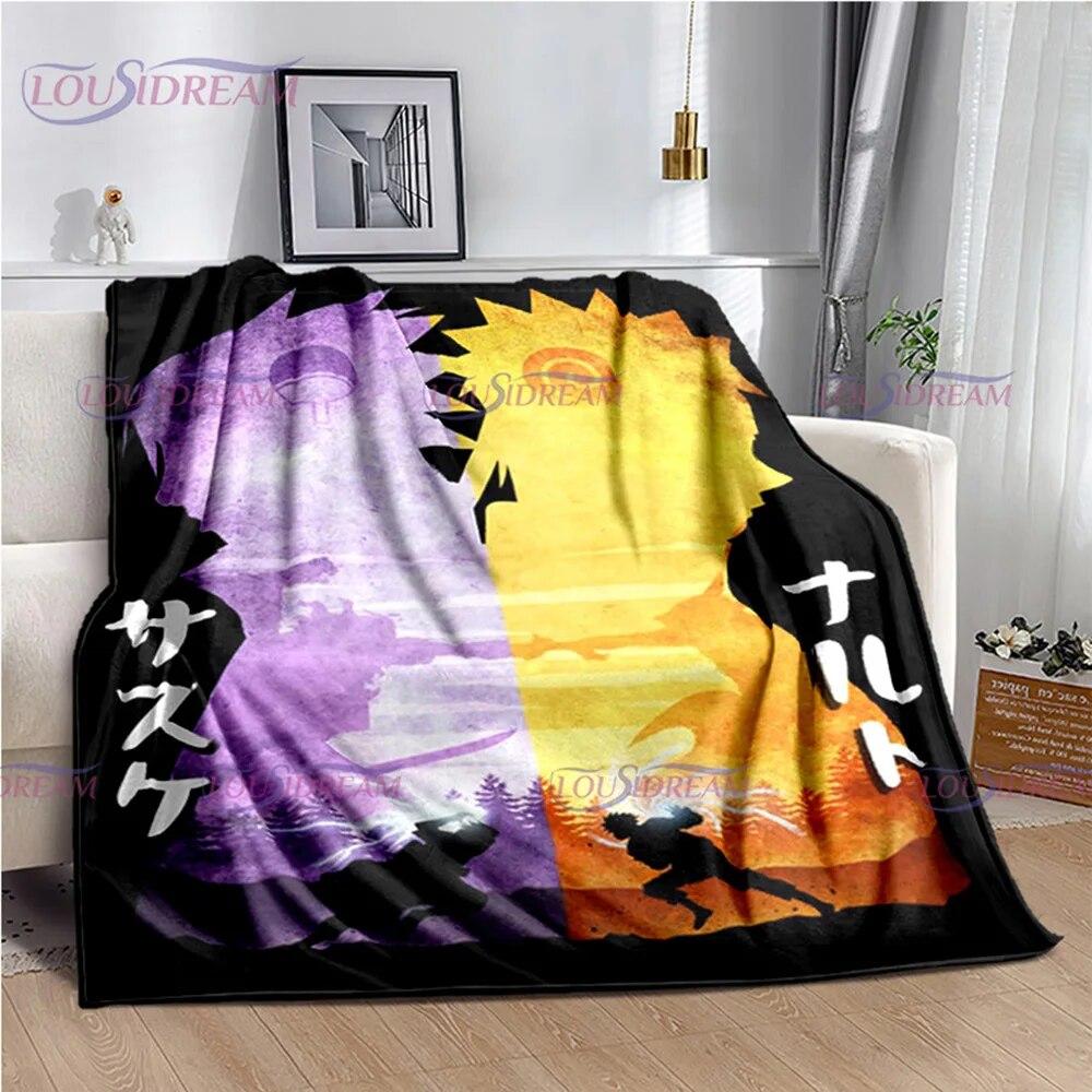 Креативное одеяло с принтом аниме N-Наруто, мягкое качественное покрывало для дивана-кровати, волосатое одеяло, фланелевое одеяло, покрывала, подарочные одеяла