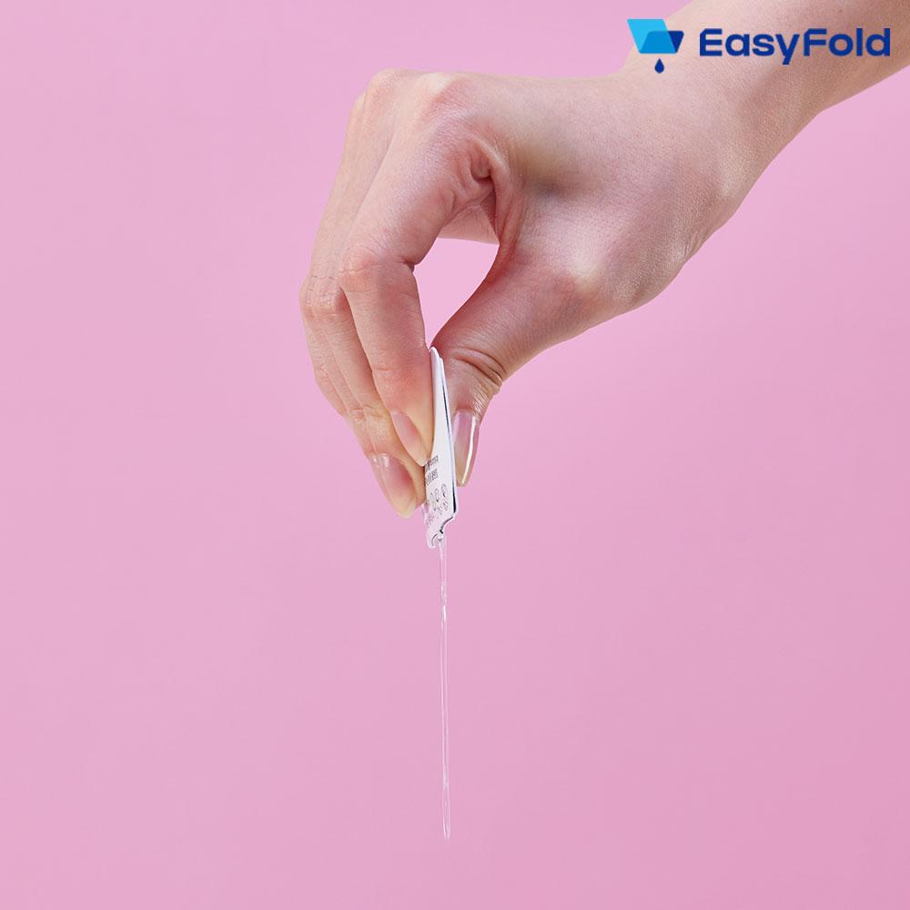 EASYFOLD Нежное очищающее средство для женской гигиены с низким уровнем pH в виде геля Портативная индивидуальная упаковка для путешествий 1 мл 30 шт.