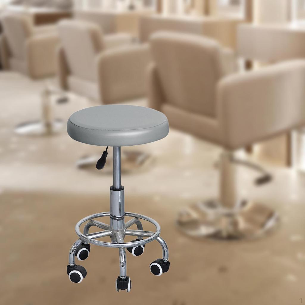 Чехол для барного стула, круглый чехол для сиденья, водонепроницаемый чехол из искусственной кожи, стул