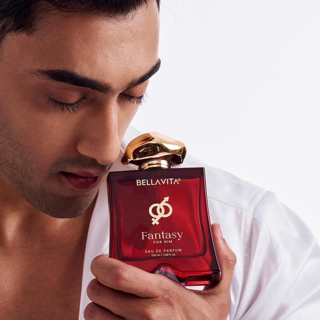 Mood Collection Fantasy Eau De Parfum для него с яблоком, корицей, мускусом и ванилью | Премиум, стойкий аромат духов для мужчин, 100 мл