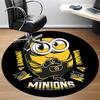 1 шт. Коврик для офиса Minions Банан, Круглый ковер для спальни, гостиной, Домашний декор, Декор комнаты, Offic a1016145