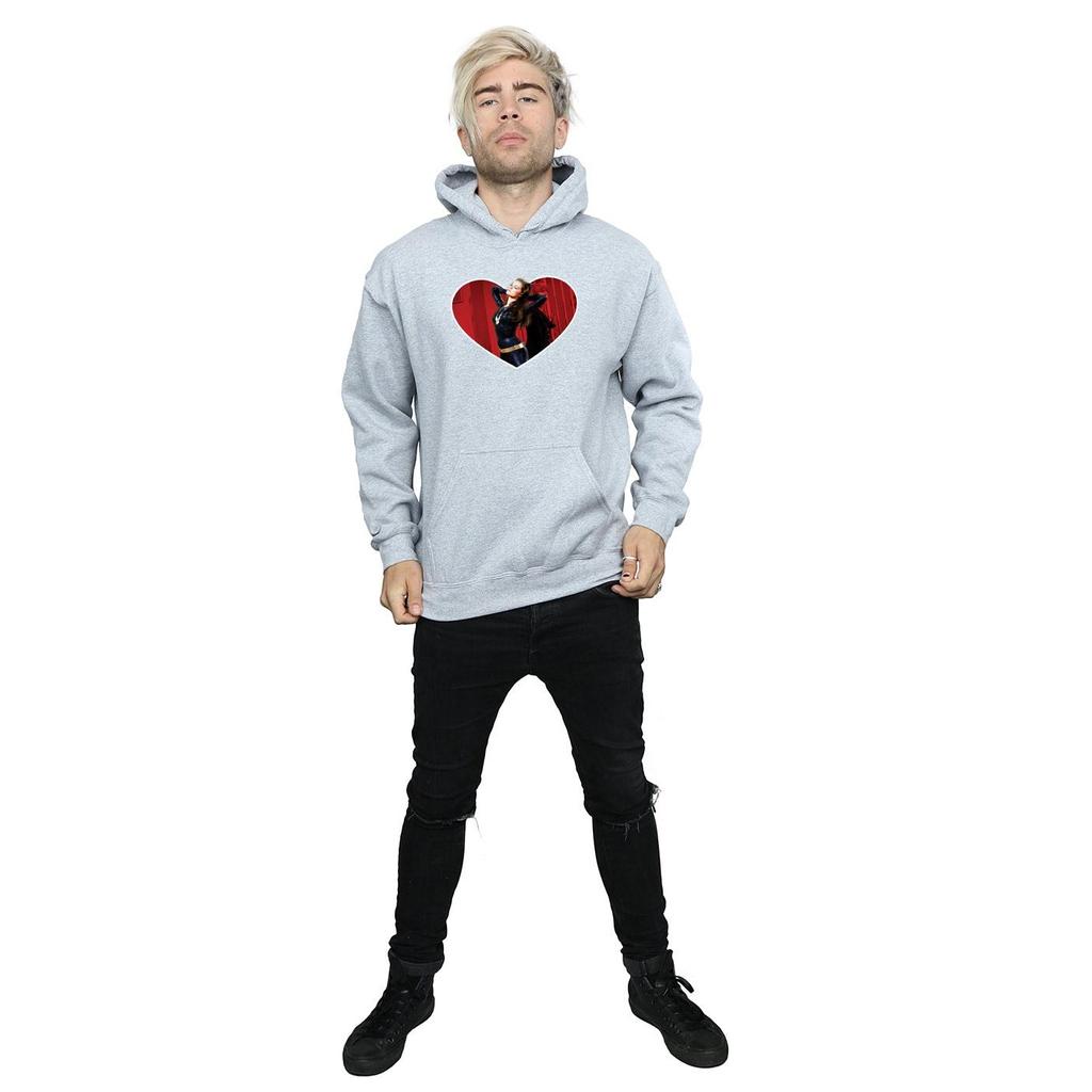 DC Comics Mens Batman TV Series Catwoman Heart Hoodie