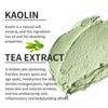 Green Tea Mask Stick Facial Cleanser for Deep Clean Pore Green Tea Mask Whiten Skin
