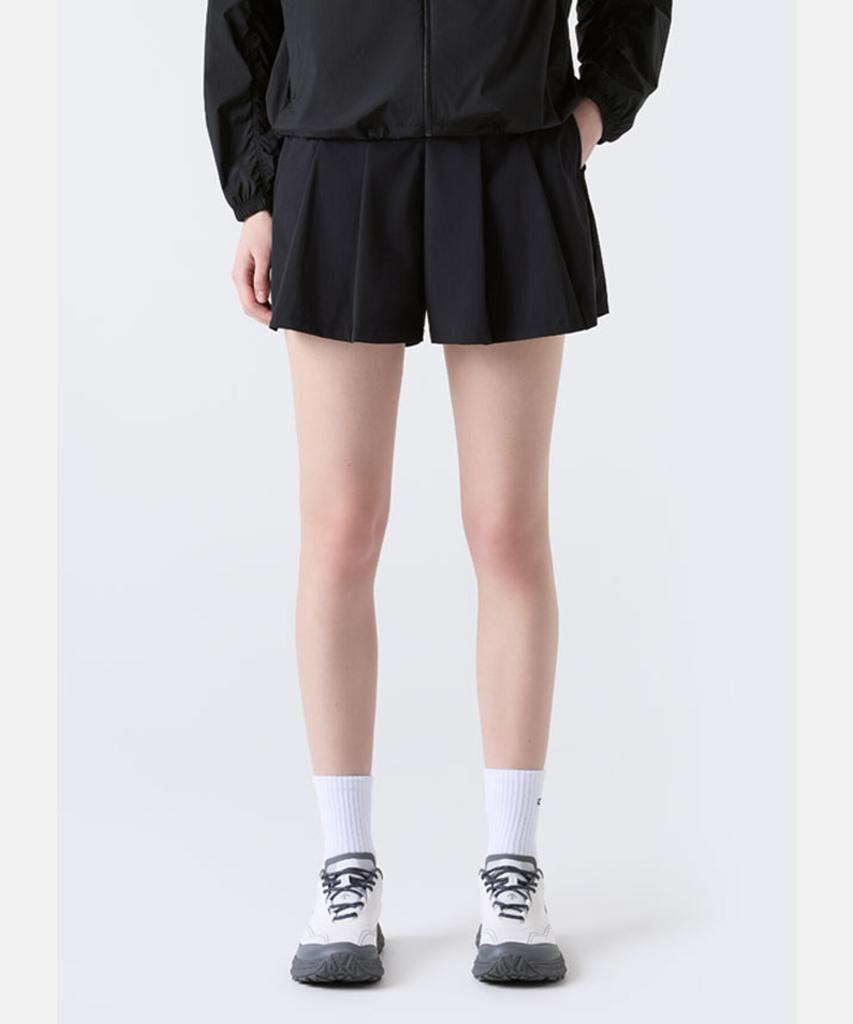 DESCENTE Women'S 4-Inch Inner Leggings Warm-Up Shorts Black Sr122Pwp31