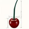 1pc - Creative Cherry Shaped Toilet Brush Set Long Handle Replaceable Nylon Soft Bristle Accessories Bathroom Corner Cleaning