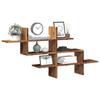 VidaXL Wall Shelf Old Wood 124.5x18x60.5 Cm Engineered Wood 853270