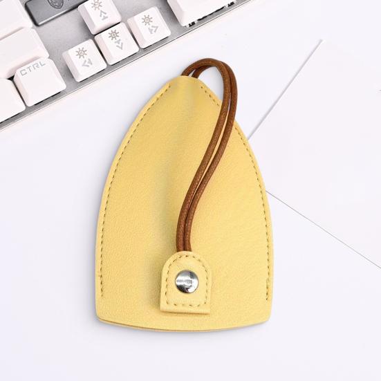 Органайзер для ключей из искусственной кожи, выдвижной автомобильный брелок-кошелек, защита от потери, портативный чехол для хранения ключей, застежка-кнопка