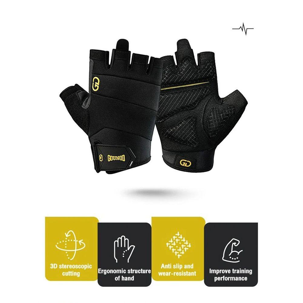 1 пара дышащих перчаток для тяжелой атлетики, перчатки для велоспорта и мотоспорта, тренировки по бодибилдингу и пауэрлифтингу