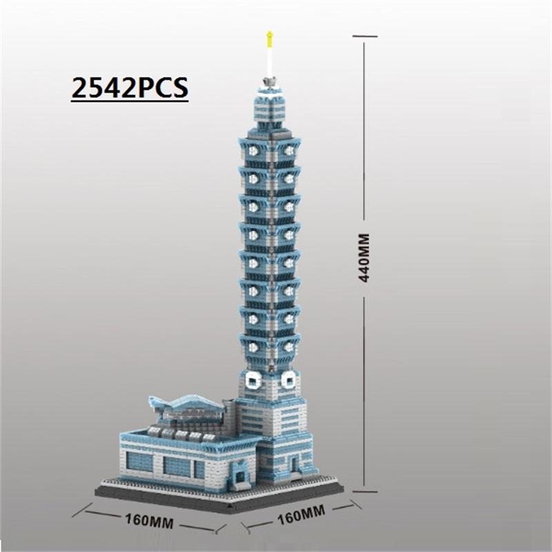 Yz Mini Blocks Architecture Pisa World Landmark Building Bricks Louvre Lovely Toys Eiffel Tower Model Castle For Children Gifts