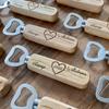 Personalized Beer Opener Wood Bottle Opener Kitchen Gadgets Bar Tools Wedding Supplies Wedding Favors And Gifts For Guest