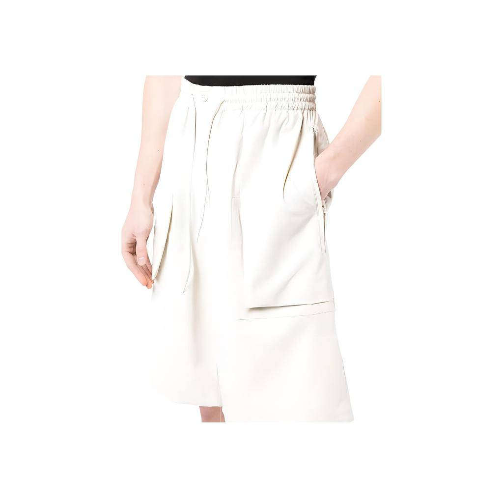 Y-3 Ripstop Utility Shorts Talc Men Bottoms Cream HG6244