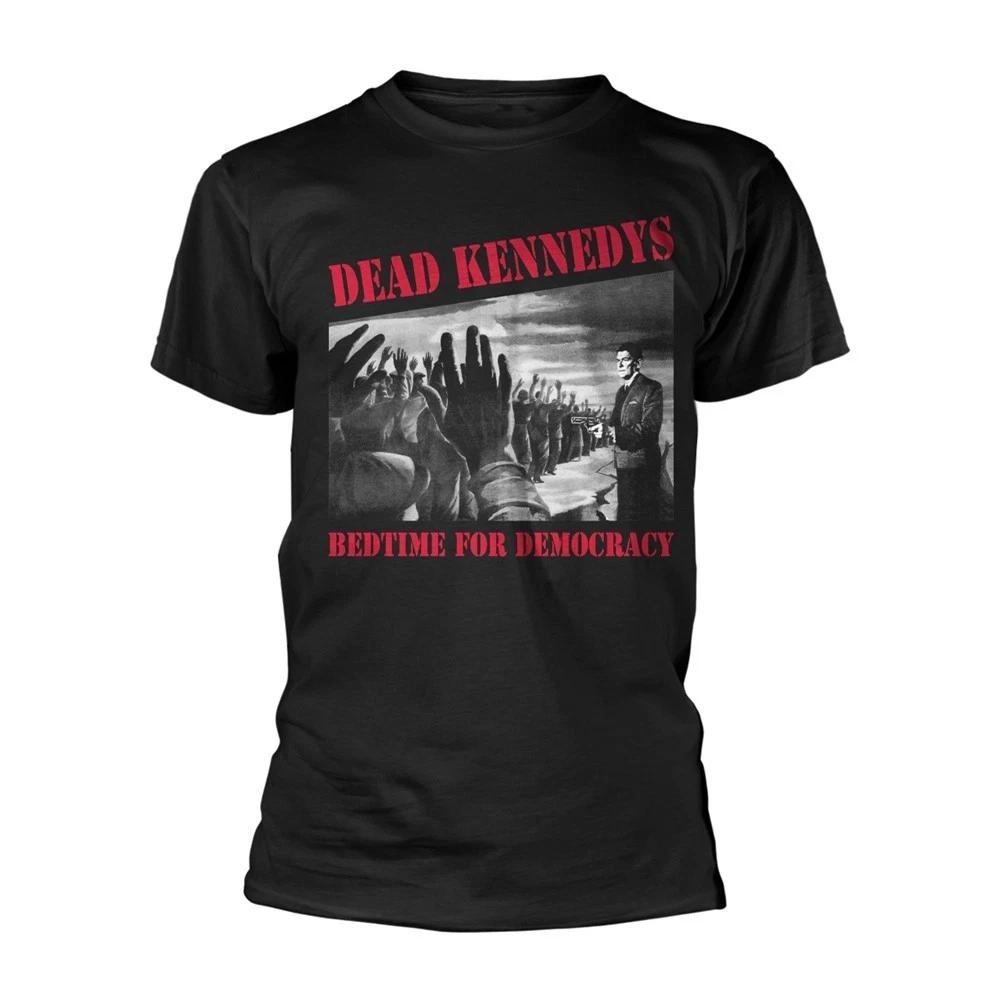 Черная футболка Dead Kennedys 'Bedtime For Democracy Reagan' - НОВАЯ