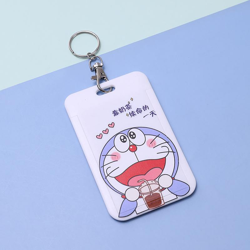 Doraemon Meal Card Holder - Cute Student & Work ID Lanyard, Access Control & Bus Card Holder